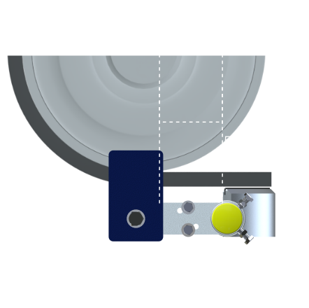 Adroit Parabolic Scraper Installation Side View